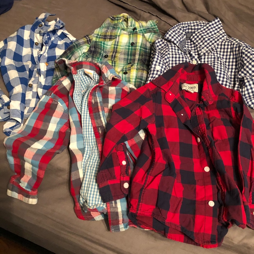 5 3T dress shirts